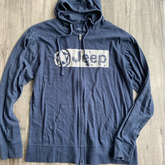 Jeep Other - Authentic Jeep brand zip up hoodie - size Large